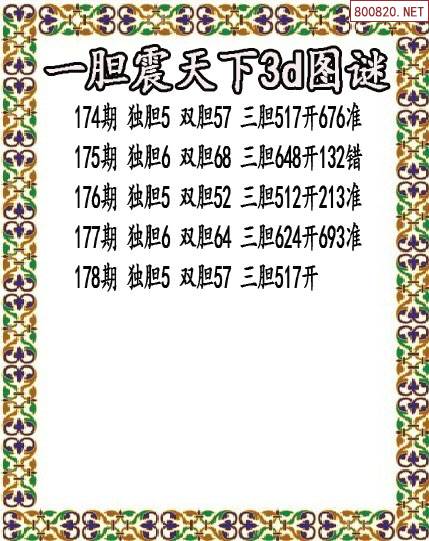 手机牛彩网今日福彩3d字谜总汇今日福彩3D字谜总汇