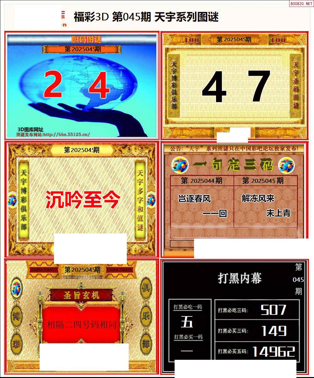 天牛3d图库红五3d图库天牛3D图库红五图库汇总160期-第2张图片