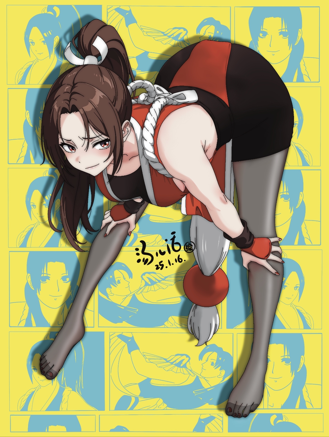 拳皇漫画中的不知火舞，魅力与技巧