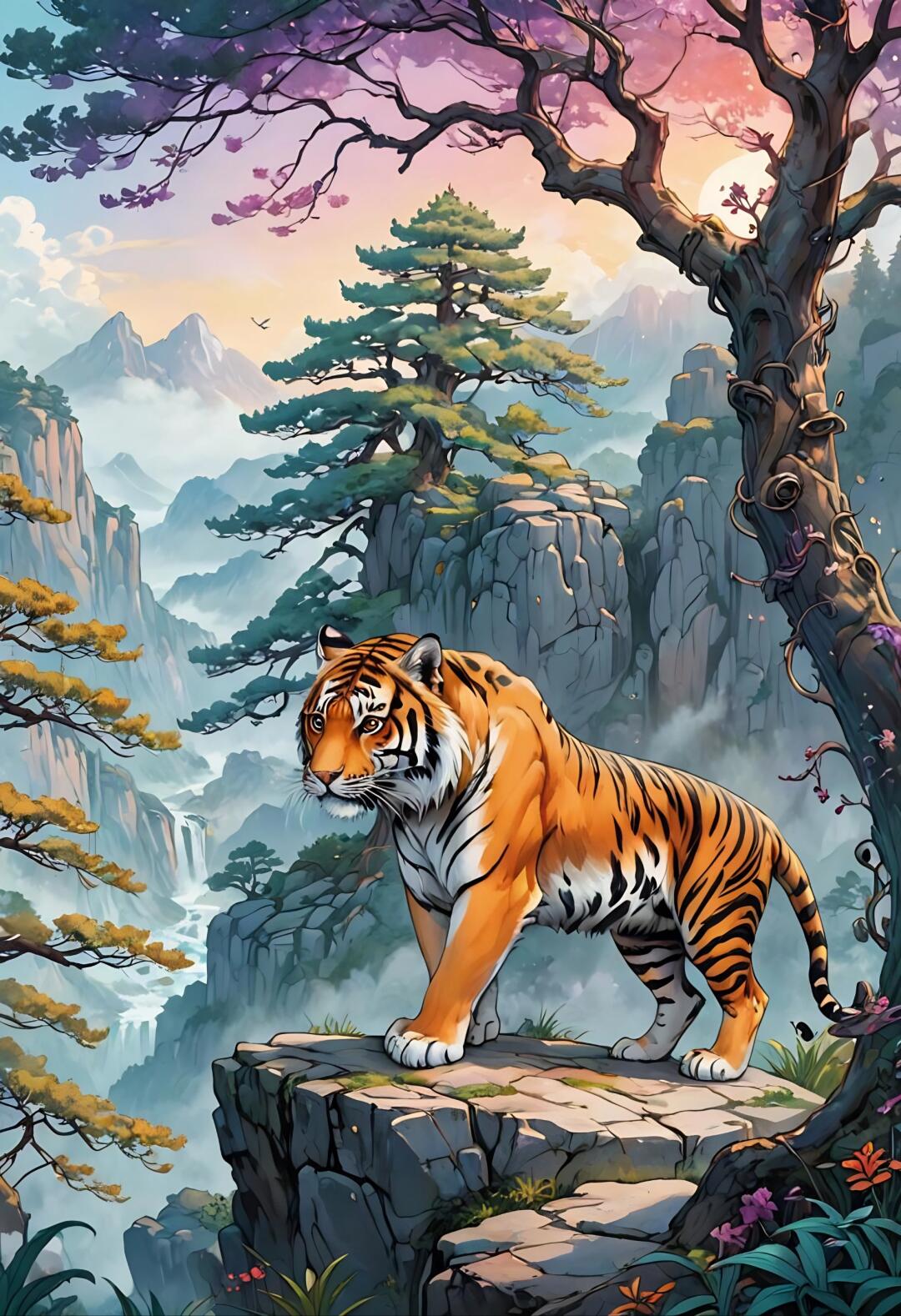 虎图片虎图片，威猛与力量的象征