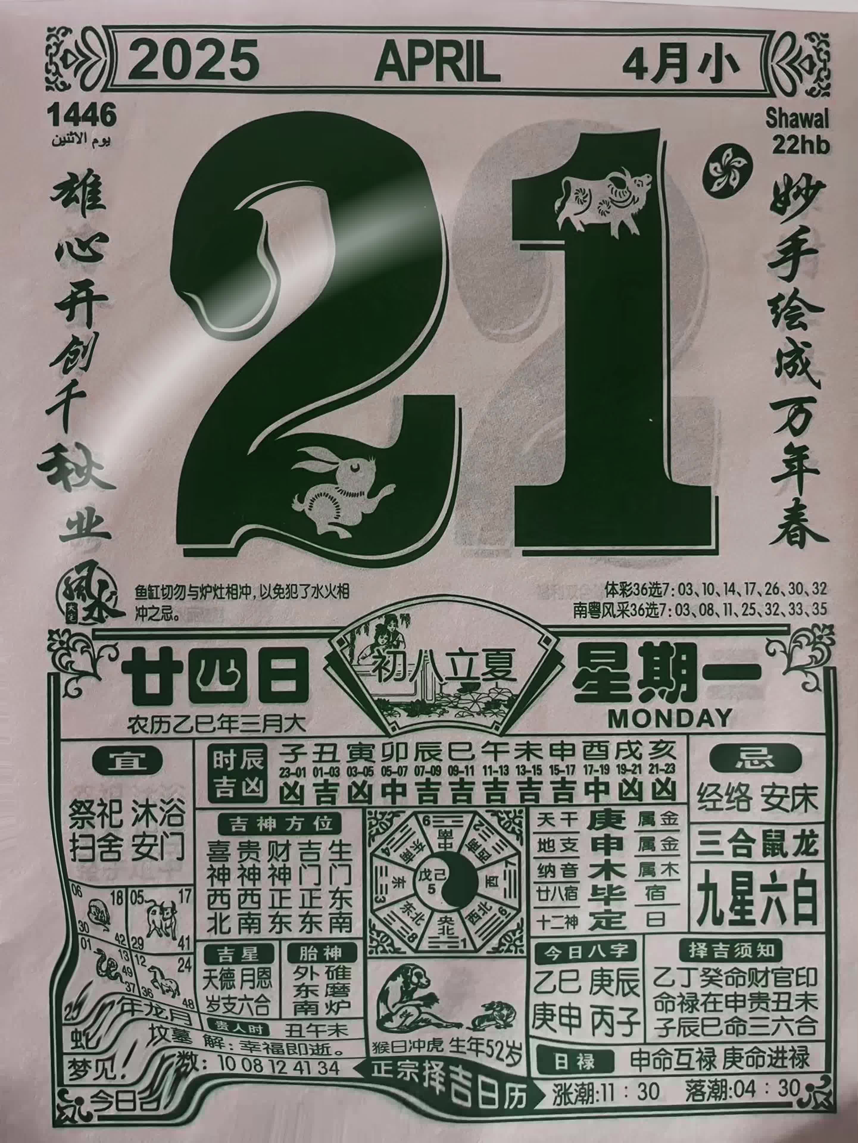 2020年4月9日黄历
