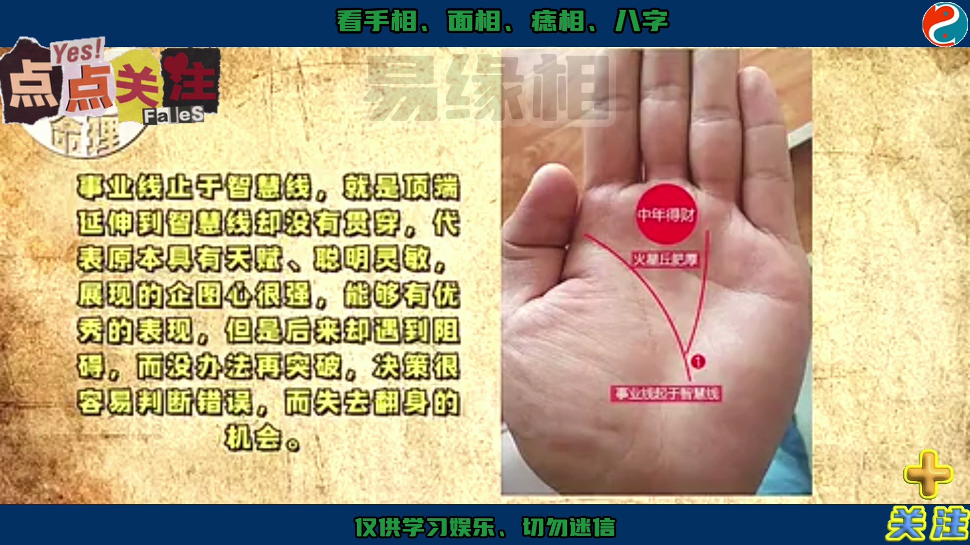 手相没有事业线代表了什么含义?手相没有事业线解析-第2张图片