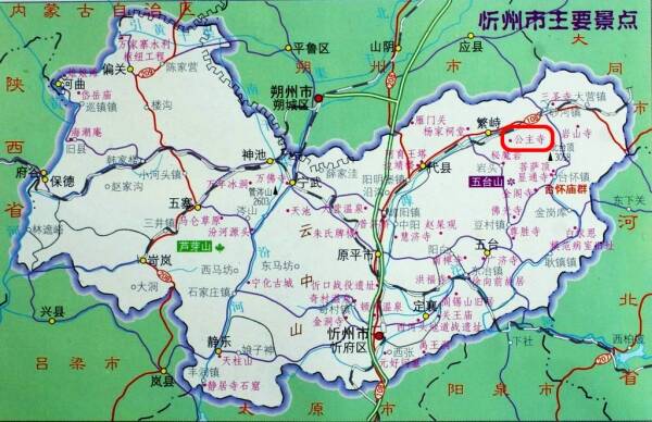忻州地图概览-第2张图片
