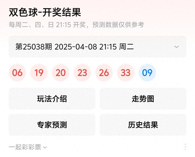 双色球开奖的最新结果双色球开奖最新结果揭晓-第3张图片