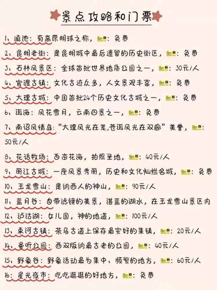 云南4日游最佳攻略,这样玩才划算!云南四日游最佳攻略