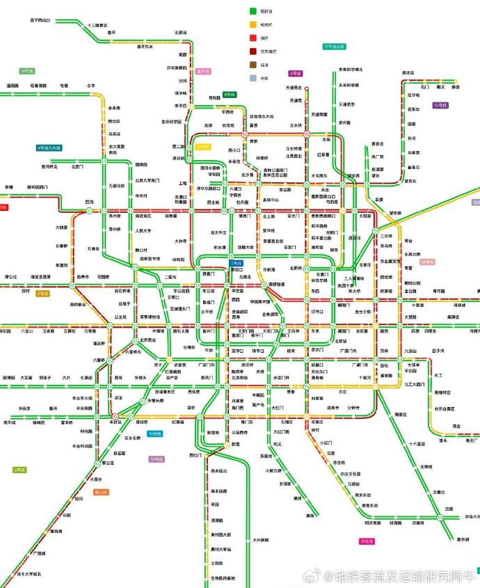 北京地铁线路图查询一下北京地铁线路图查询